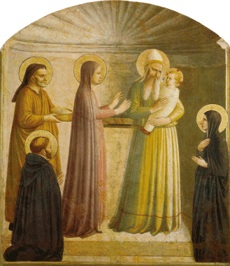 Presentation de Jesus au Temple - Fra Angelico